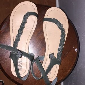 Braided sandals